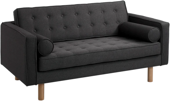 Customform Stalas, Obroos, 200x100 cm, Juodas