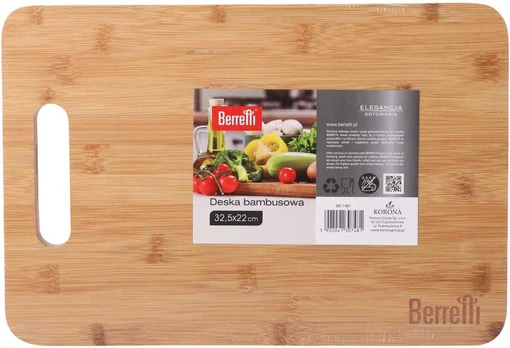„Bambus“ pjaustymo lentos berretti, 32,5x22x0,7 cm dydis