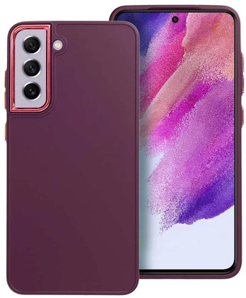 Dėklas Oem FRAME Case for SAMSUNG S21 FE violetinė