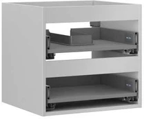 Praustuvo spintelės korpusas Mexen Box-A, 50 cm, 2 stalčiai, Pilkas matt