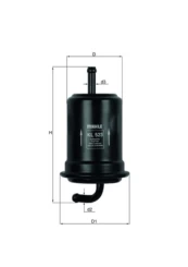 Kuro filtras MAHLE KL523 kaina