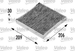 Salono filtras VALEO VAL698715