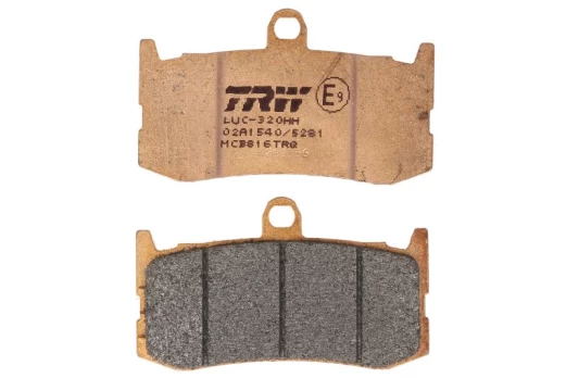 Brake pads MCB816TRQ TRW sinter, intended use: racing fits: TRIUMPH