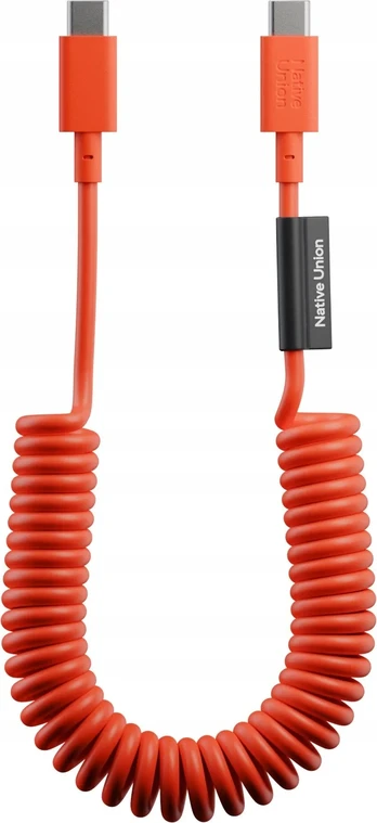 „Native Union“ „Native Union Pop Cable“ – USB-C – USB-C kabelis, 1,2 m, 60 W (alarm red)