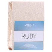 Frotinė paklodė su guma Ameliahome RUBY Beige, 200x220 cm kaina