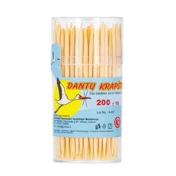 Dantų krapštukai 200 vnt. (kieta dėž.)
