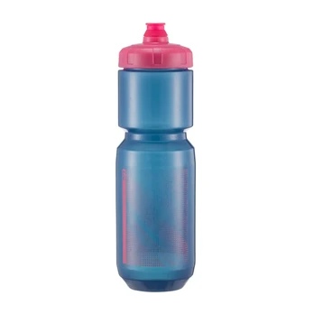 Drinking bottle LIV DOUBLESPRING 750cc TRANSPARENT BLUE/PINK