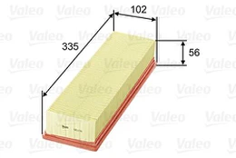 Oro filtras VALEO 585130 kaina