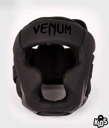 Venum Challenger Kids Headgear - Juodas/Juodas