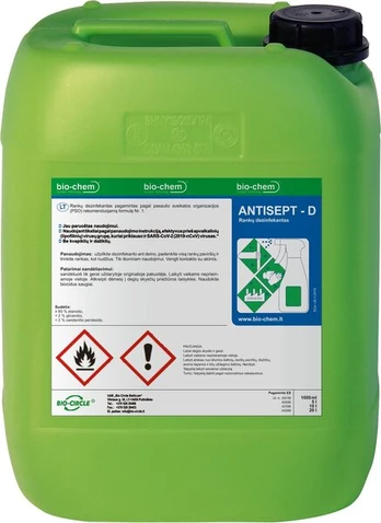 Bio-Chem dezinfekcinis skystis Antisept D, 10 l