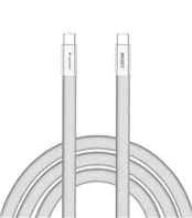 Kabelis Verbatim Sync & Charge SoftTouch USB-C į USB-C 100W PD3.0 120cm baltos spalvos 30277