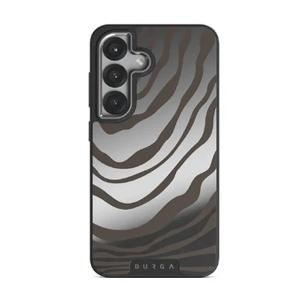 Ride Or Die - Samsung Galaxy S25 Case, Elite Mirror Dark (Magnetic) / Silver