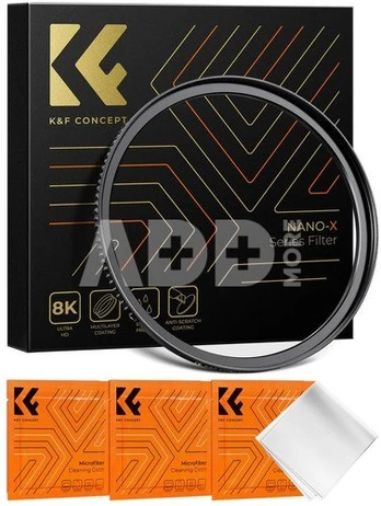 K&F Concept K&F 49-67mm Brass Filter Adapter Ring, Step-Up Ring