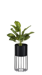 Modernus gėlių stovas su dangčiu Loft, 42 cm
