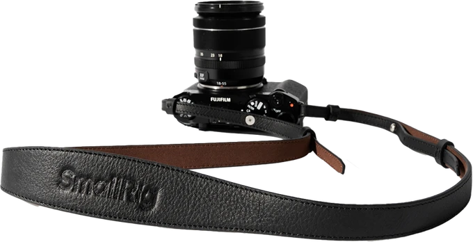 SmallRig 5208 Universal Leather Camera Shoulder Strap Juodas