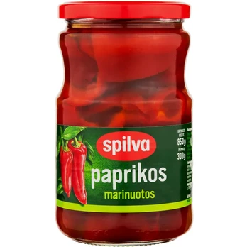 Marinuotos paprikos SPILVA, 650 g