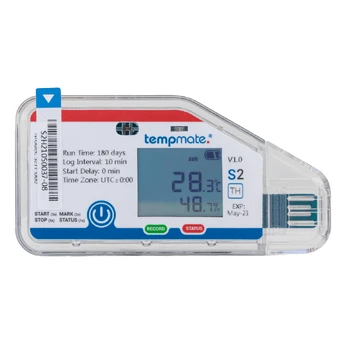 Vienkartinis temperatūros ir drėgmės registratorius (logeris) TEMPMATE S2TH USB