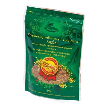 Prieskonių mišinys mėsai su žolelėmis SAUDA, 40 g
