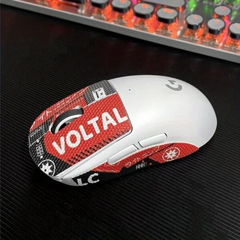Super prakaito sugeriantys lipdukai Logitech GPW pelei, Juoda spauda