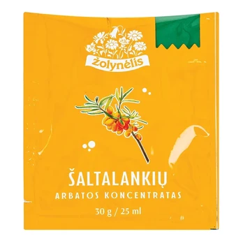 Šaltalankių arbatos koncentratas paketėliuose ŽOLYNĖLIS, 30 g