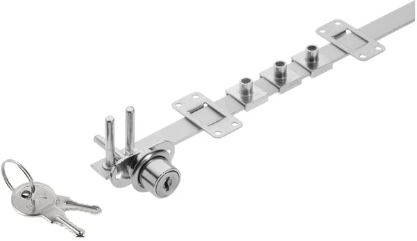 Central locking 288x1200 (chrome- plated), steel wrench