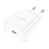 Adapteris Borofone BOBN3WH, USB-C, balta, 20 W kaina