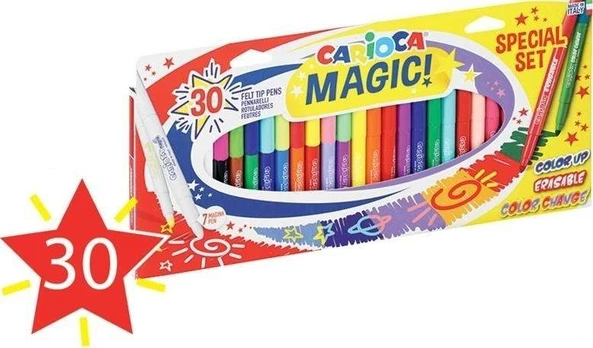 Carioca Magic markerių rinkinys 30 vnt