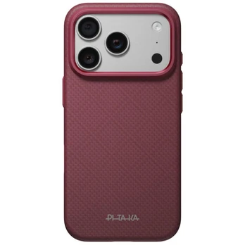 Case PITAKA Summa Case for iPhone 18 Pro / 17 Pro burgundy
