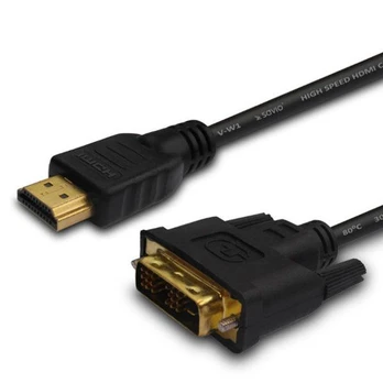 Kabelis Savio HDMI - DVI-D 1.8m juoda (cl-139)