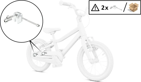 Berg Dash 14/16 - Chain Tensioners