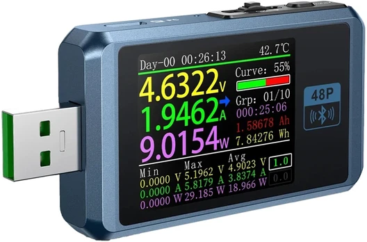 FNIRSI FNB48P BT USB port tester with Bluetooth