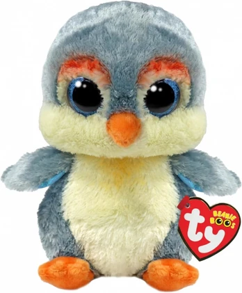 Plush toy Pingwin szary Fisher 15 cm