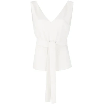 Palaidinės moterims, Balta, V-nesk blouse