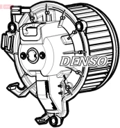 Vidaus pūtiklis DENSO DEA12006 kaina