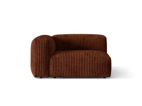 Modulinis sofas Martina, kairinis, 1 sėdynė, 120x106x75, plyta