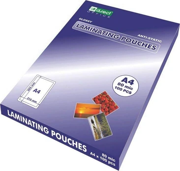 D.Rect Laminavimo vokeliai Leviatan A4 80mic 100vnt 008644