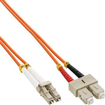 InLine Fiber Optic Patchcord LC/SC, 50/125 µm, OM2 25m (88638)