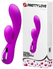 Vibratorius PRETTY LOVE HONEY RABBIT - G SPOT VIBRATOR kaina