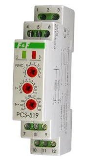 F&F Daugiafunkcinė laiko relė 24/230V 2x8A - PCS-519 DUO