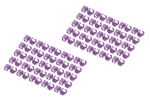 DIGITUS Farbclips für Patchkabel - Violett
