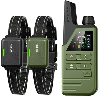 Šunų Dresavimo Antkaklis - Rojeco DOG800 2 Vnt. Žalias
