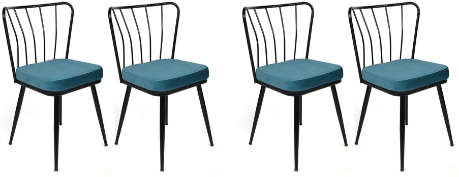 Kalune Design Kėdžių komplektas (4 dalys) Yıldız-952 V4