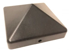Medinio stulpo dangtelis 7 x 7 cm kaina