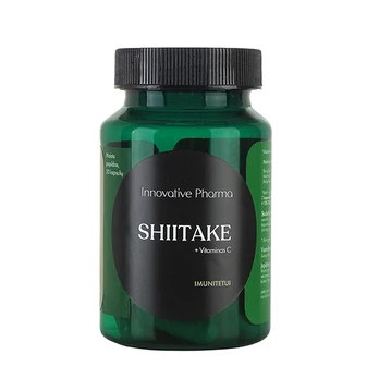 SHIITAKE + vitaminas C, 30 kaps.