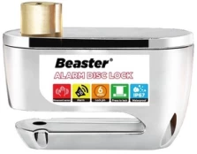 Stabdžių disko užraktai Beaster Scooter Lock With Alarm BS02ADL, sidabro kaina