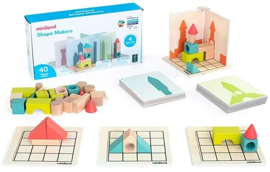 Miniland žaidimas Shape makers