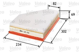 Oro filtras VALEO 585401 kaina