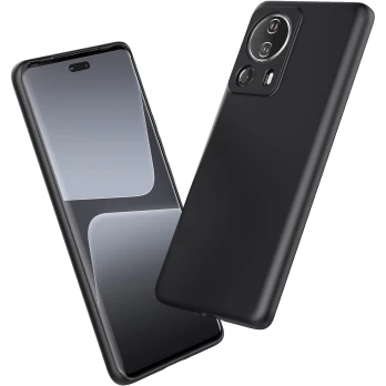 Dėklas Liquid Silicone 1.5mm Xiaomi 13 Lite juodas