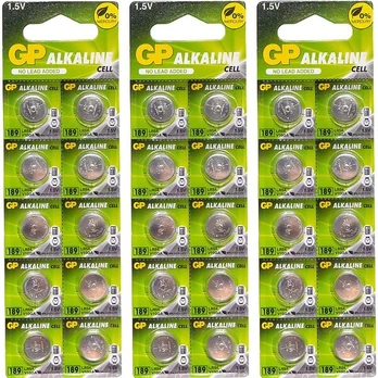 GP 189 Alkaline elementai 1.5V LR54 AG-10, 30 vnt