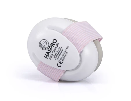 Haspro apsauginės ausinės kūdikiams rožinės BE05G BE05G